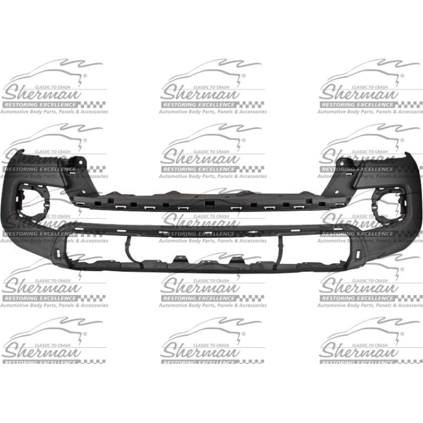 CAPA FRT BUMPER COVER W/O FENDER FLARE HOLES; PRIMED TOYOTA TACOMA 16-20