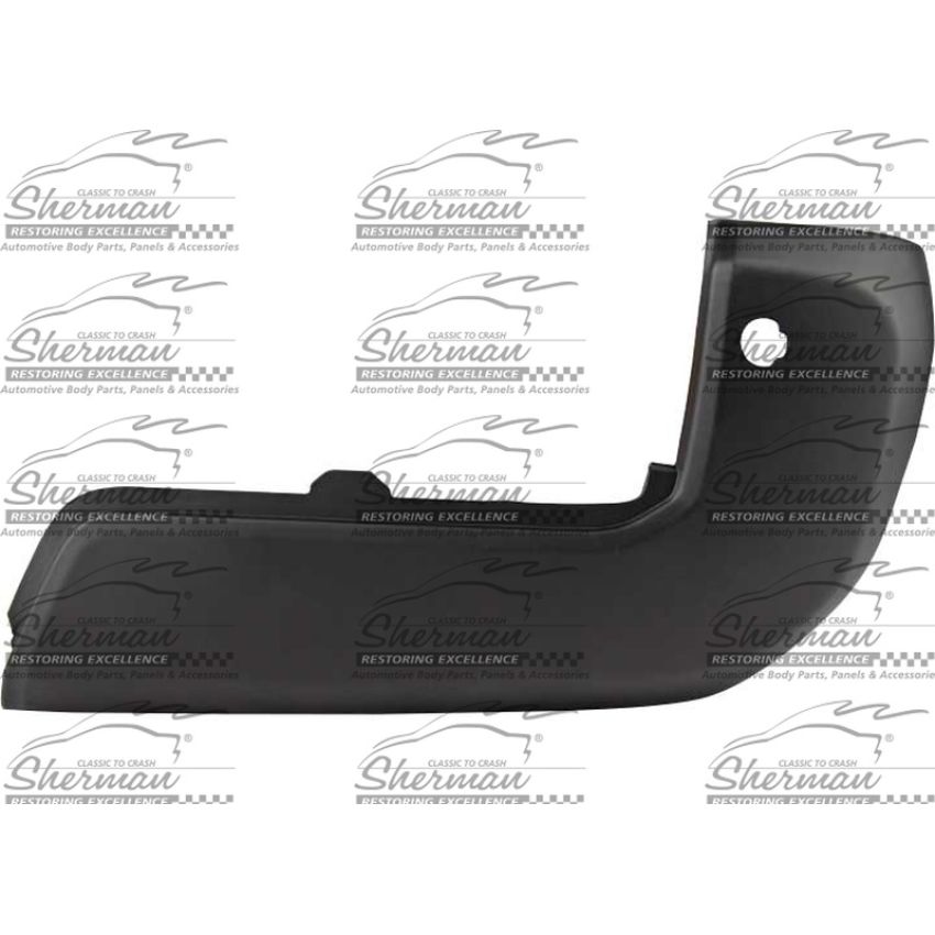CAPA RT RR BUMPER EXTENSION OTR W/PARKING ASSIST; PTM TOYOTA TACOMA 2016-2019