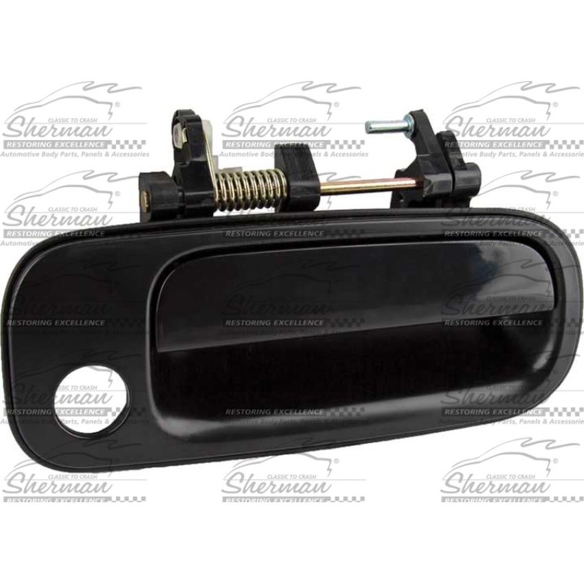 RH OUTER DOOR HANDLE BLK CAMRY LE/XLE/SE 92-96
