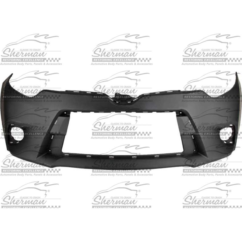 FRONT BUMPER COVER CE|L|LE|LE ECO; W/O CHROME GRILLE SURROUND; PRIME TOYOTA COROLLA 14-16