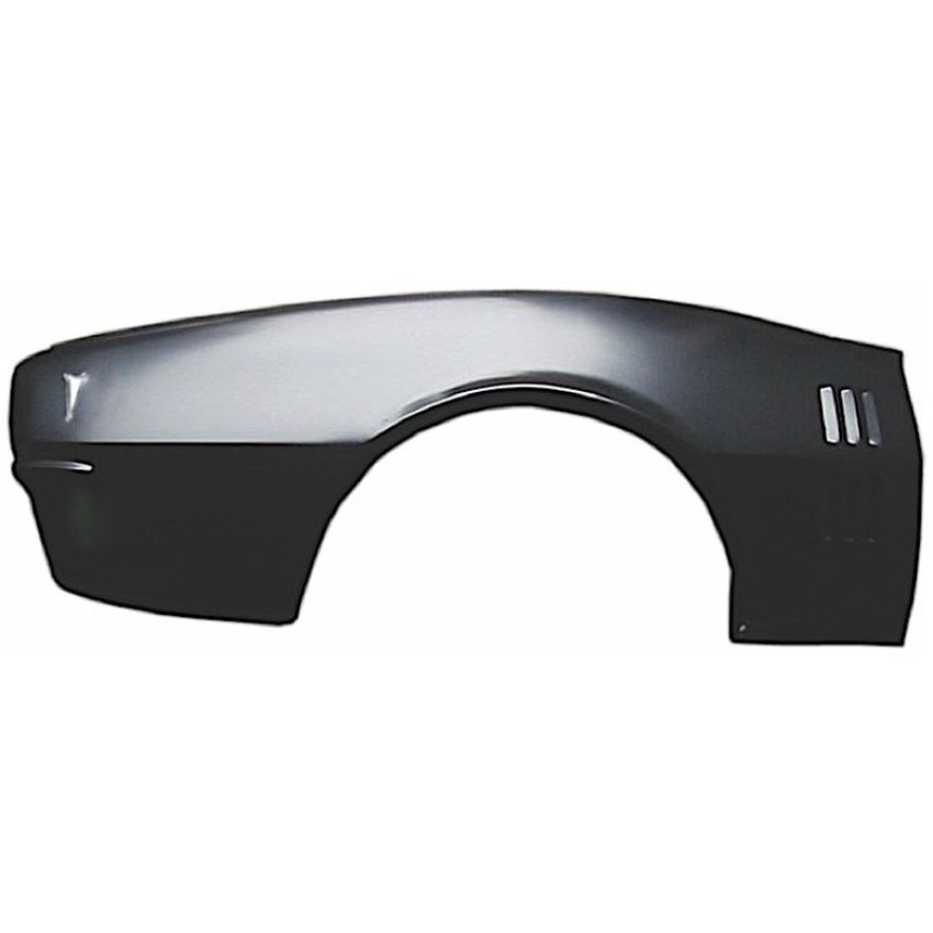 RH QUARTER PANEL SKIN W/ LOUVRES W/ MARKER LIGHT HOLE FIREBIRD 68