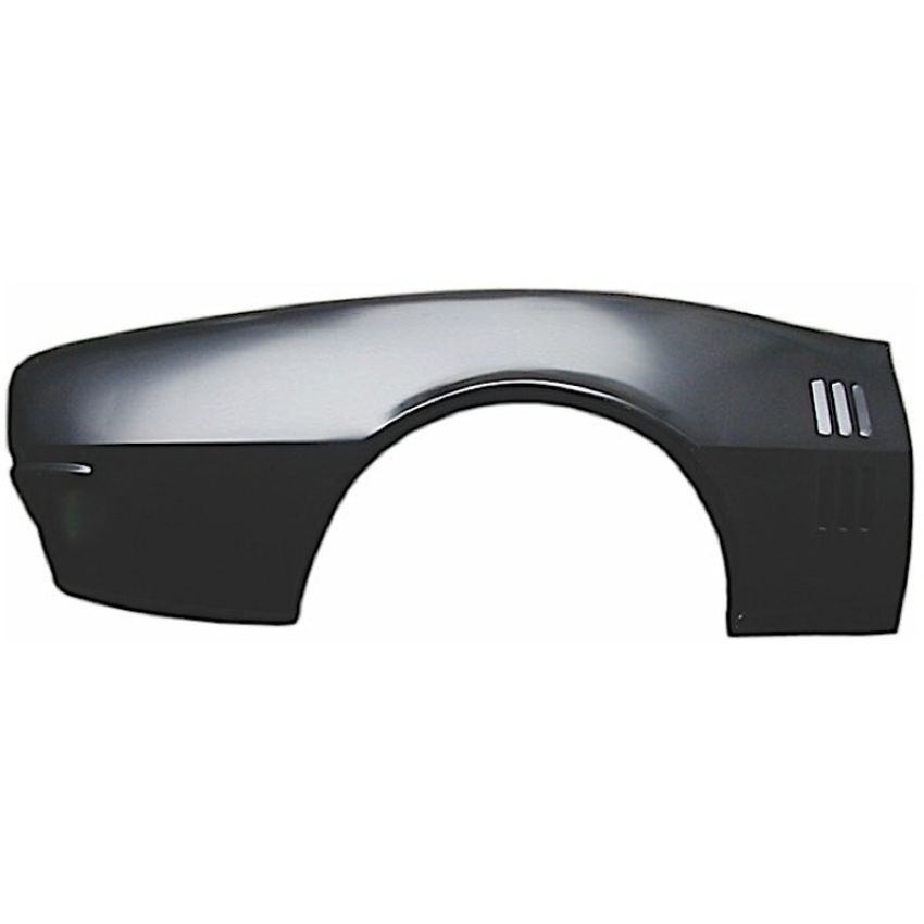 RH QUARTER PANEL SKIN W/ LOUVRES W/O MARKER LIGHT HOLE FIREBIRD 67