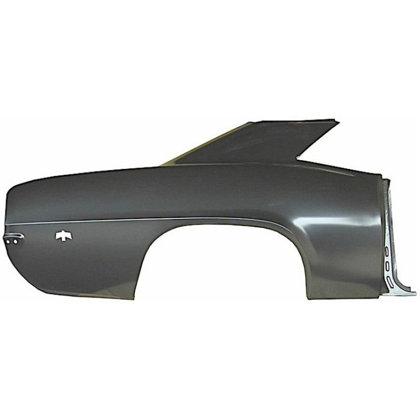 RH QUARTER PANEL 100% COMPLETE FACTORY TYPE W/ BIRD MARKER LIGHT HOLE FIREBIRD CPE 69
