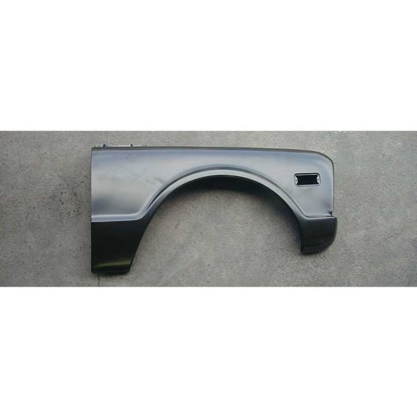 LH FRONT FENDER W/ MARKER HOLE CHEVY P/U/BLAZER 68; P/U/JIMMY 68-72