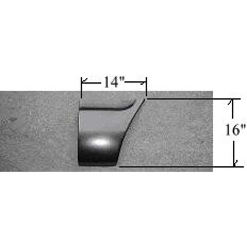LH FRONT FENDER LOWER RR SEC CHEVY/ P/U 67-72; BLAZER/JIMMY 69-72