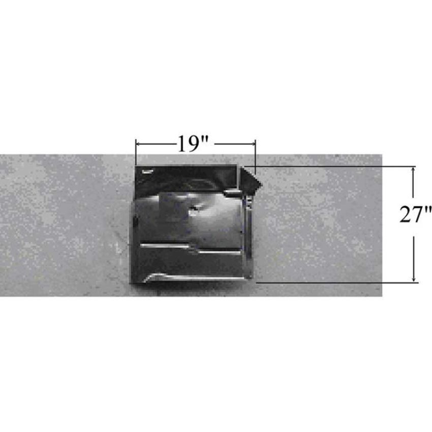 LH CAB FLOOR PANEL CHEVY/ P/U 67-72; BLAZER/JIMMY 69-72