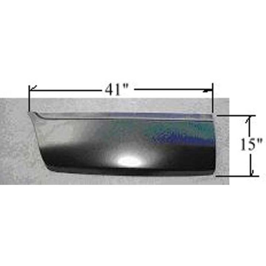 LH QUARTER PANEL FT SEC LOWER CHEVY/ P/U 8FT BOX 67-72