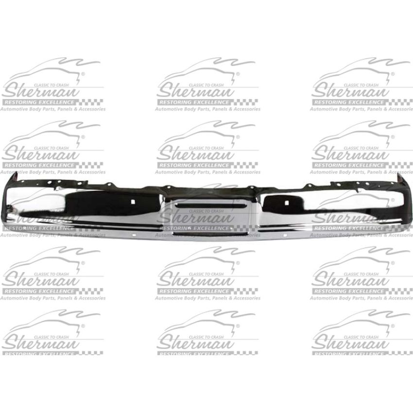 FRONT BUMPER CHR W/O STRIP HOLES CHEVY/ P/U 83-87; BLAZER/JIMMY/SUBURBAN 83 -91 - US CHR