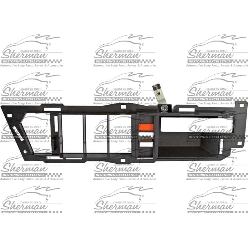 LH INNER FRONT DOOR HANDLE CHR/BLK CHEVY/ C/K P/U 88-94; BLAZER/TAHOE/YUKON/SUBUR BAN 92-94