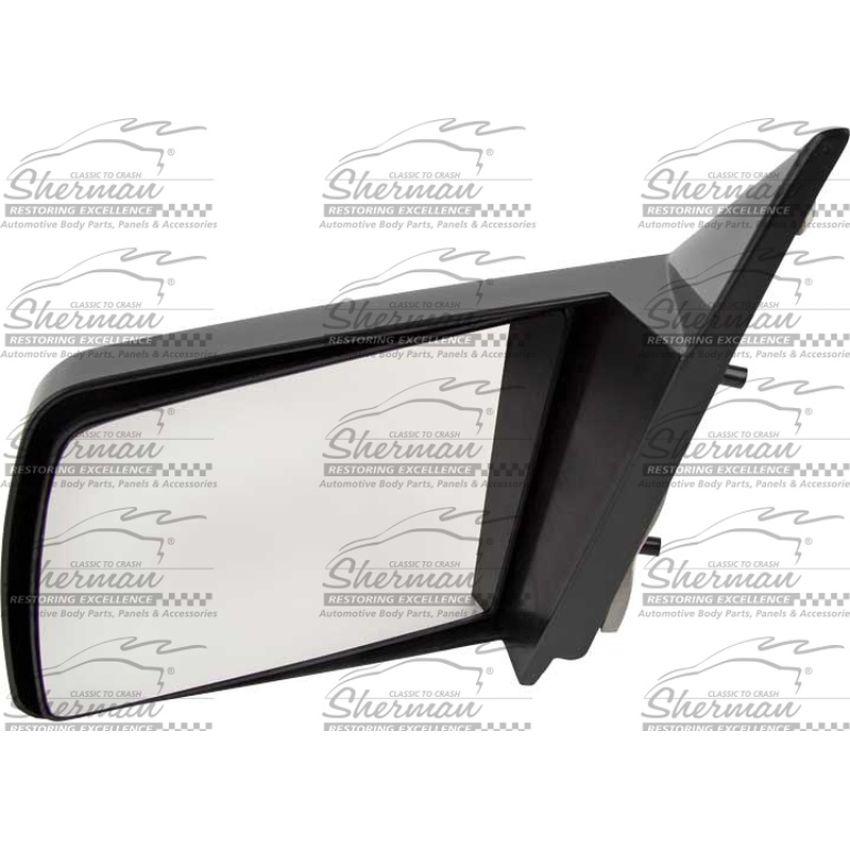 LH DOOR MIRROR MAN NON-HTD GLOSS BLK NON-FLDG W/SPORT PKG CHEVY/ C/K P/U 88-02