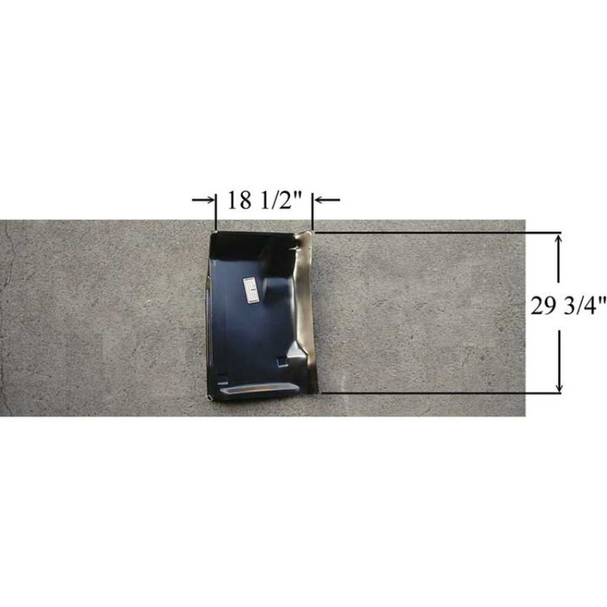 LH CAB FLOOR INNER SEC / C/K P/U 88-02;BLAZR/TAH/YUK 92-00;SUBURBN 92-99(18.5 IN W x29.75 IN H)