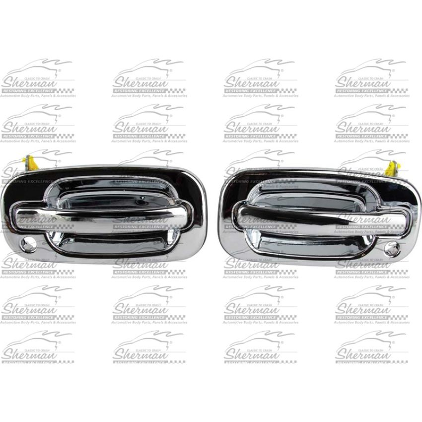 PERFORMANCE OUTR FT DR HANDLE SET (L&R) CHROME SILVERADO/SIERRA CLASSIC 99- 07;