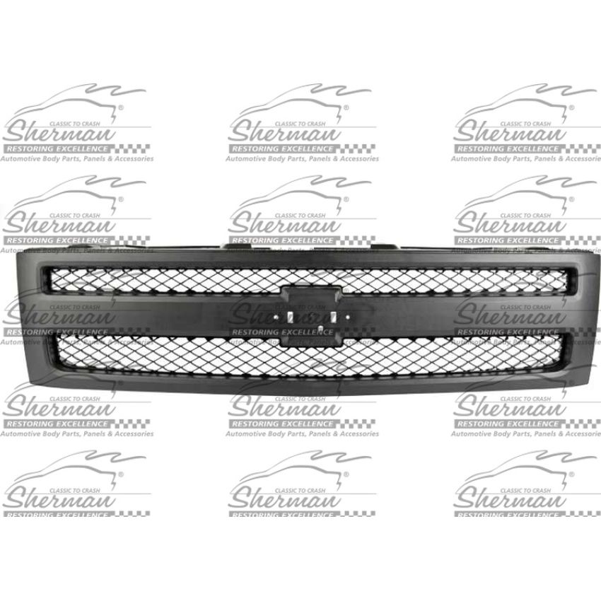 CAPA GRILLE ASSY BLACK CHEVROLET SILVERADO 1500 07-11
