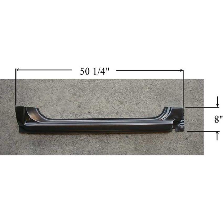LH ROCKER PANEL 2 DOOR FACTORY TYPE S10/S15/SONOMA P/U 82-93; BLAZER/JIMMY/BRAV ADA 83-94