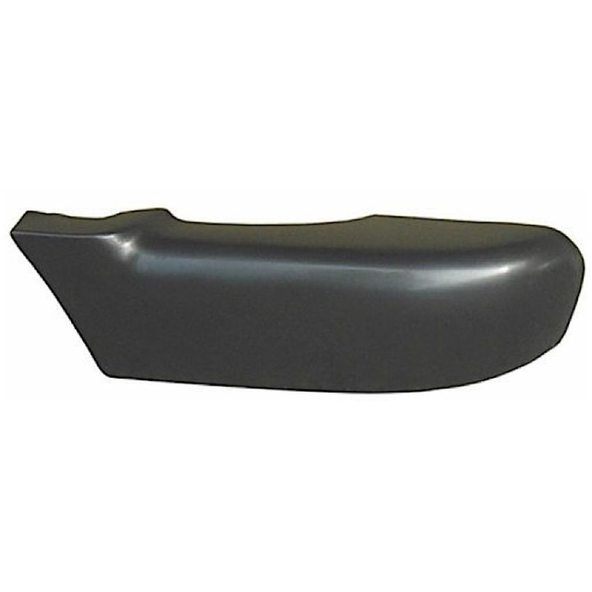 RH FRONT BUMPER EXT MAT BLK W/O SIDE MLDG S10 P/U/SONOMA 94-97; BLAZER 95-97