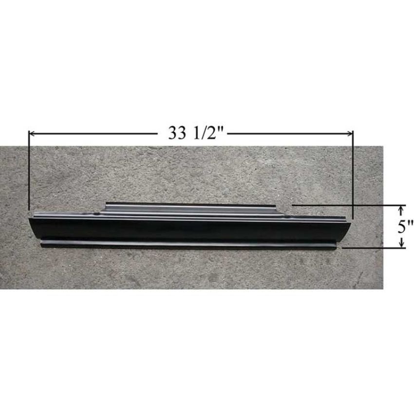 ROCKER PANEL RR DOOR PLAIN UNIV CHEVY/ CREWCAB/DUALLY P/U/SUBURBAN 73-91