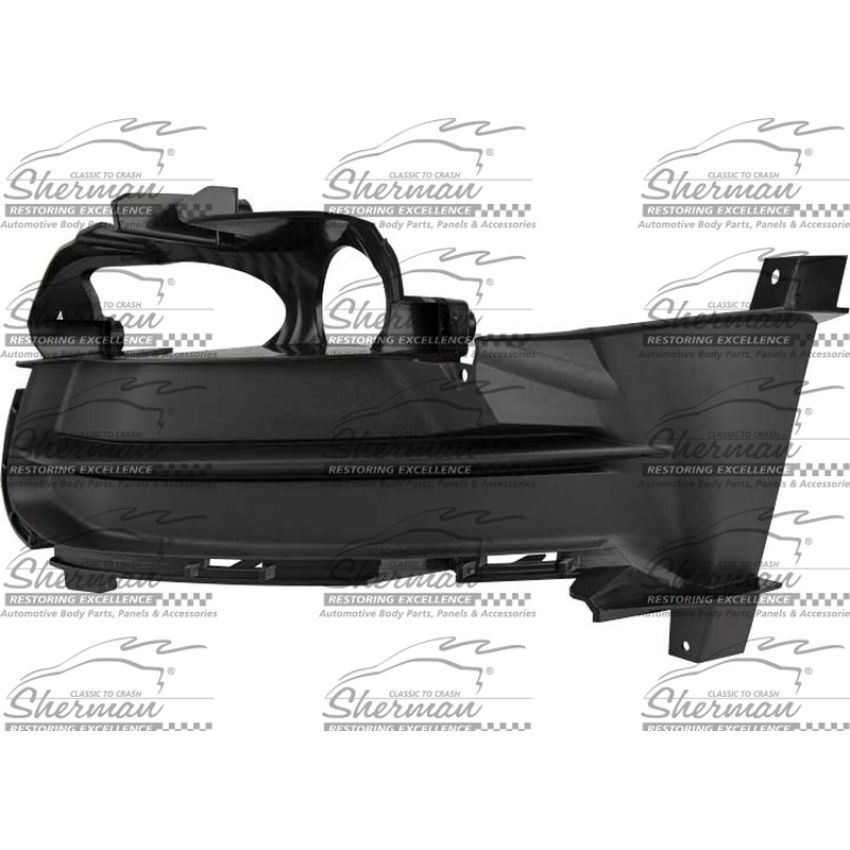 LH FRONT BUMPER INSERT FOG LAMP OPENING COVER; W/O FOG LAMPS FORD MUSTANG 15-17