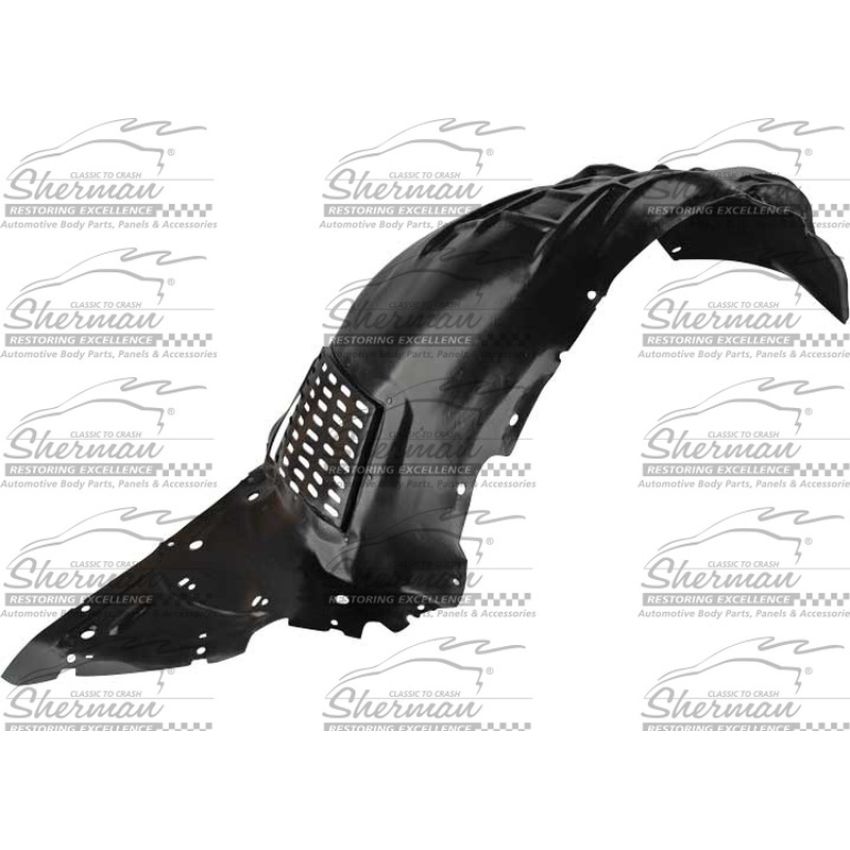 LH FRT FENDER INR PANEL LS|LT|SS;H/D COOLING;CPE;MAT:PE/VACUUM FORM;OEM:PET/THERMO FORM CAMARO 16-19
