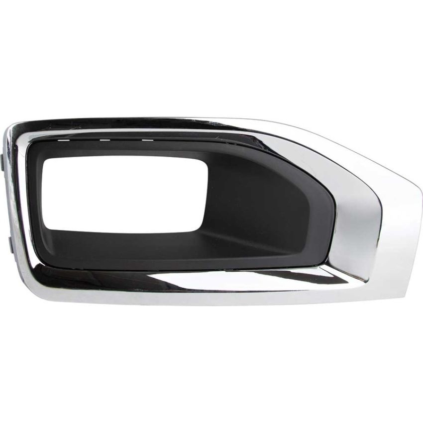 RH FRONT BUMPER INSERT FOG LAMP BEZEL; W/FOG LAMPS; CHROME GMC YUKON/YUKON XL 15-20
