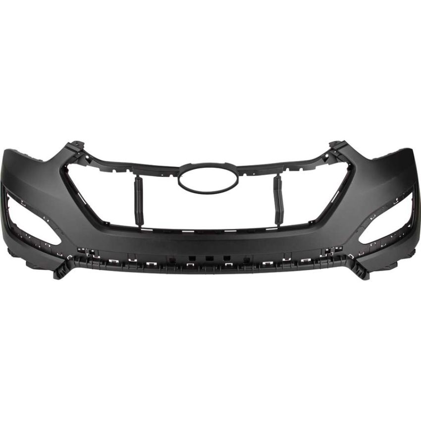 CAPA FRT BUMPER COVER UPPER W/O PARKING ASSIST; PRIME HYUNDAI SANTA FE SPORT 13-16