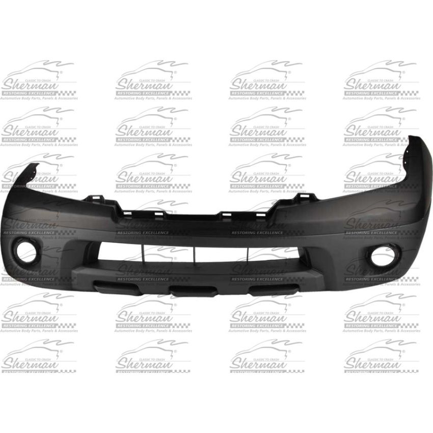 CAPA FRT UPPER PRIMED, LOWER TEXTURED BUMPER COVER - 1 PC DESIGN NISSAN FRTIER 09-21