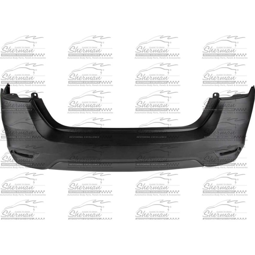 CAPA RR BUMPER COVER STD TYPE; PRIME NISSAN SENTRA 16-19