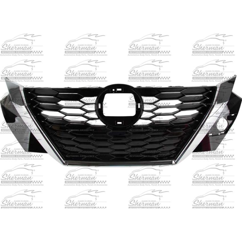 CAPA GRILLE ASSY S|S PLUS|SV; CHROME NISSAN SENTRA 20-23
