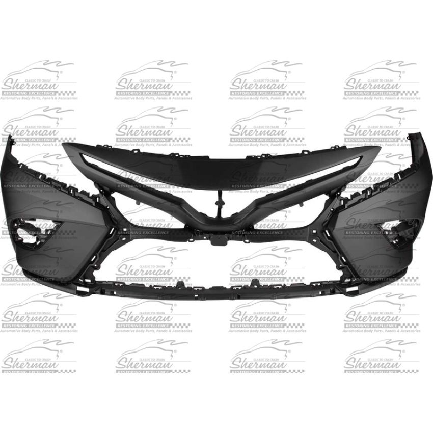 CAPA FRT BUMPER COVER HYBRD; W/O PARKING SENSORS; PRIME TOYOTA CAMRY 18-20