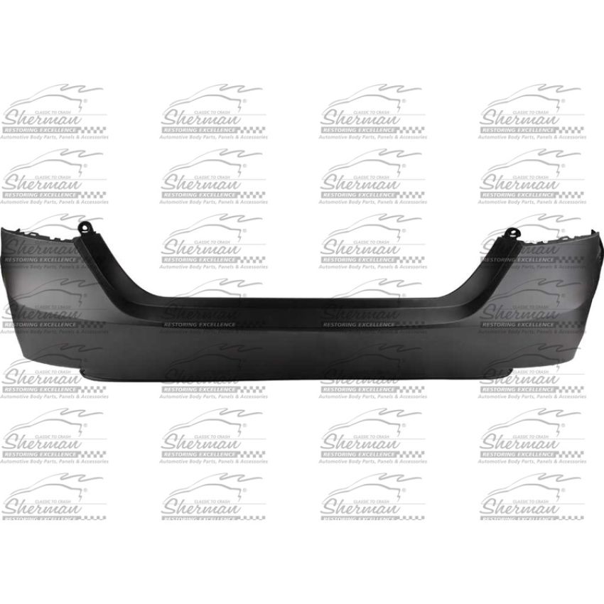 CAPA RR BUMPER COVER L|LE; W/O PARKING SENSORS; PRIME TOYOTA CAMRY 18-C