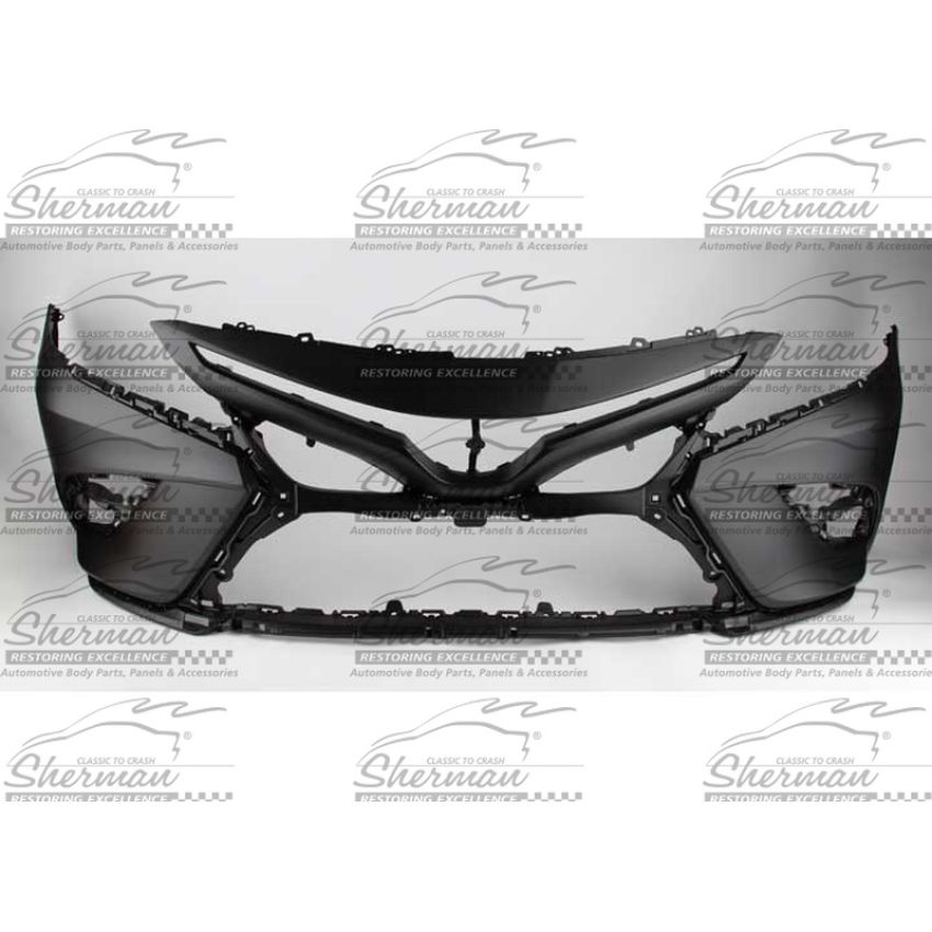 FRONT BUMPER COVER HYBRID; W/O PARKING SENSORS; PRIME TOYOTA CAMRY 18-20