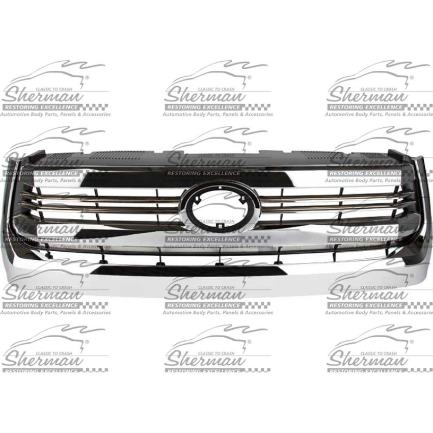 GRILLE ASSY ROUND EMBLEM MOUNTING; STD TYPE; CHROME TOYOTA TUNDRA 2016-2017