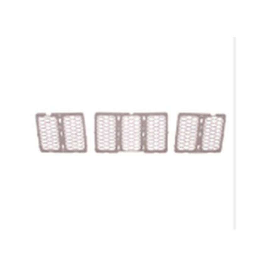 GRILLE ASSY HONEYCOMB STYLE; CODE MF1; CHROME/CHROME JEEP GRAND CHEROKEE 14-16