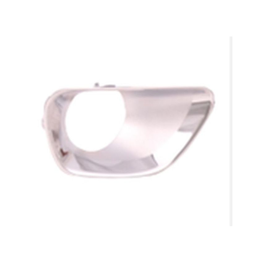 RH FRONT BUMPER FOG LAMP BEZEL ALL CHROME W/ CHROME TRIM GR CHEROKEE 11-13