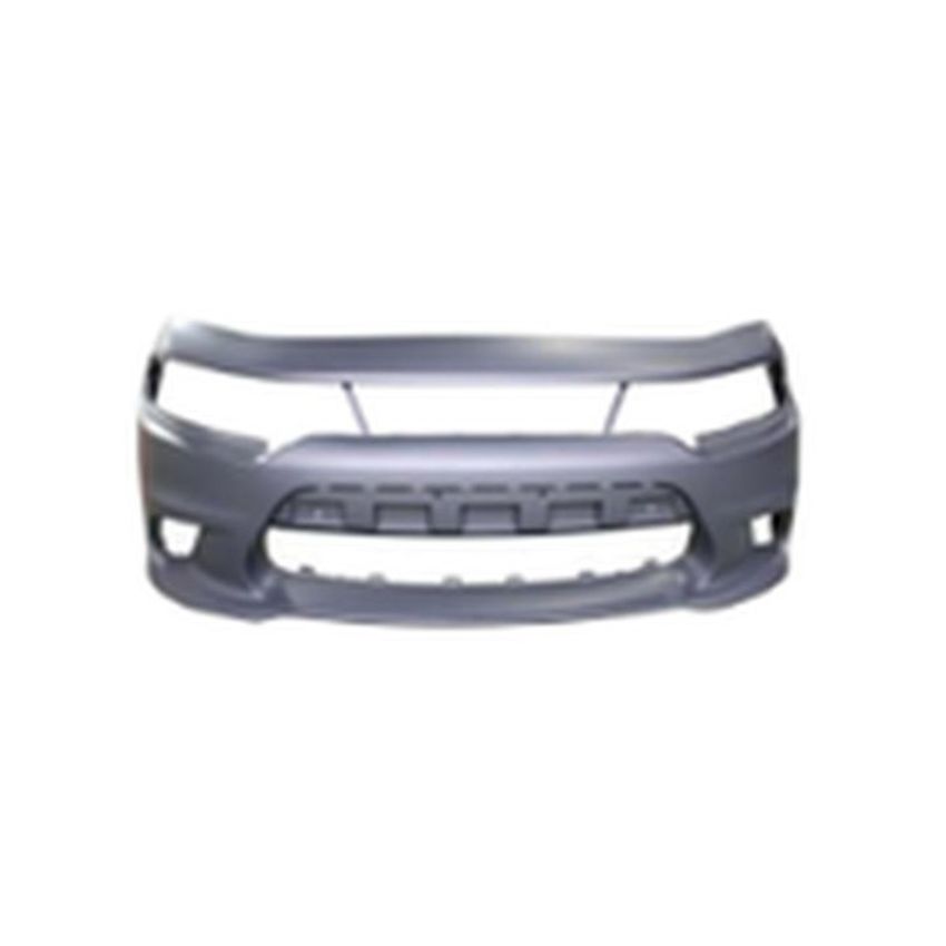 FRONT BUMPER COVER W/HOOD SCOOP; PRIME DODGE CHARGER 15-C