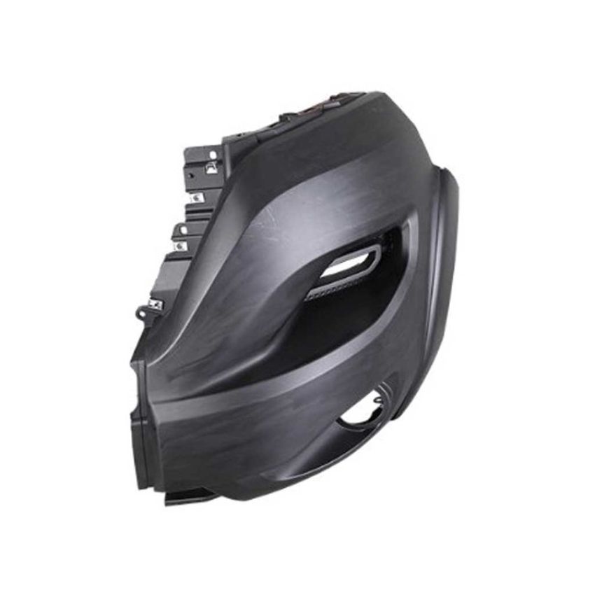 LT FRT BUMPER CVR W/O PARALLEL PK ASSIST; W/O PK ASSIST; W/FOG LMP RAM PROMASTER 1500/2500/3500 23-C