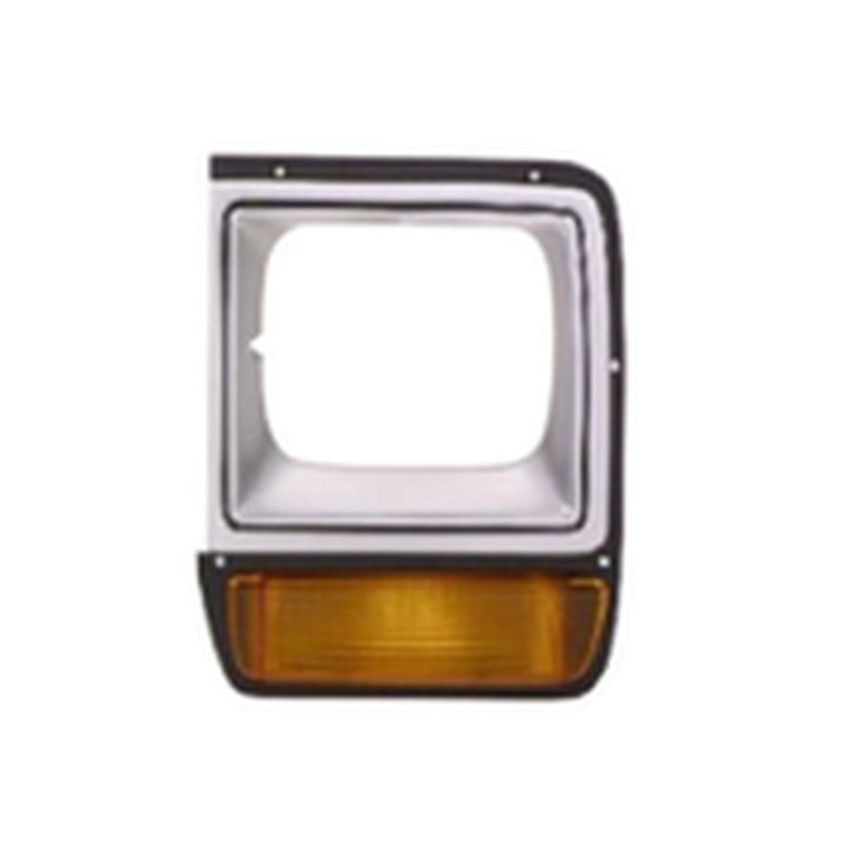 LH HEADLAMP DOOR ARG/BLK W/ SINGLE RECT HEADLAMP DODGE P/U/RAMCHARGER 86-90