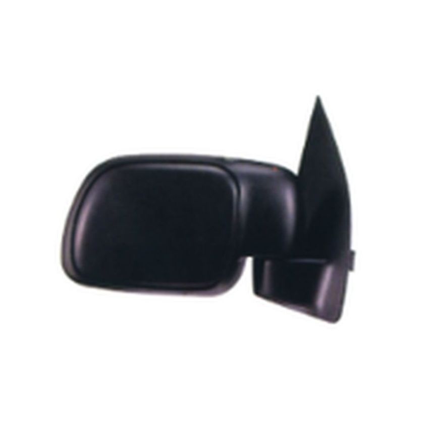 RH DOOR MIRROR MAN NON-HTD TEXT BLK FLDG PADDLE TYPE F-SERIES SUPERDUTY P/U 99-07; EXCURSION 00-05
