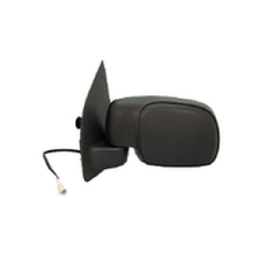 LH DOOR MIRROR PWR NON-HTD TEXT BLK FLDG PADDLE TYPE F-SERIES SUPERDUTY P/U 99-05