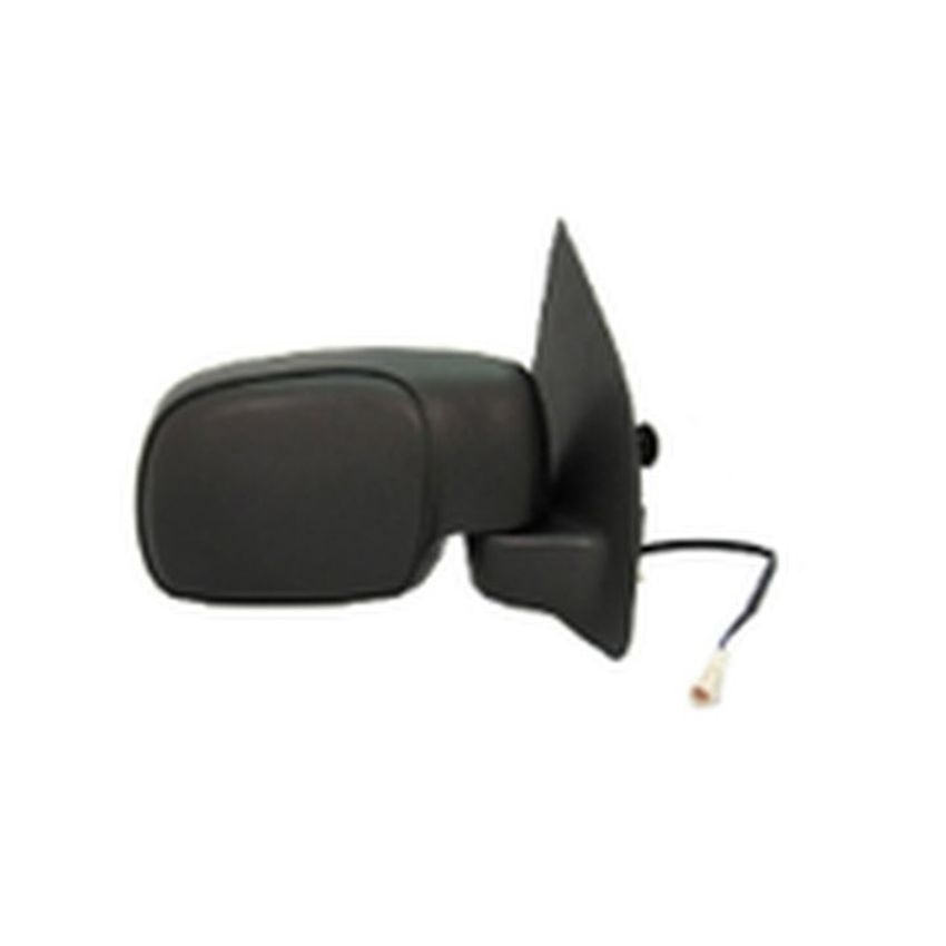 RH DOOR MIRROR PWR NON-HTD TEXT BLK FLDG PADDLE TYPE F-SERIES SUPERDUTY P/U 99-05