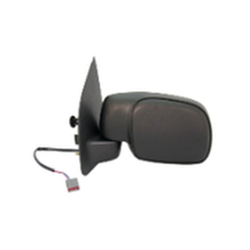 LH DOOR MIRROR PWR NON-HTD TEXT BLK FLDG PADDLE TYPE F-SERIES SUPERDUTY P/U 01-07