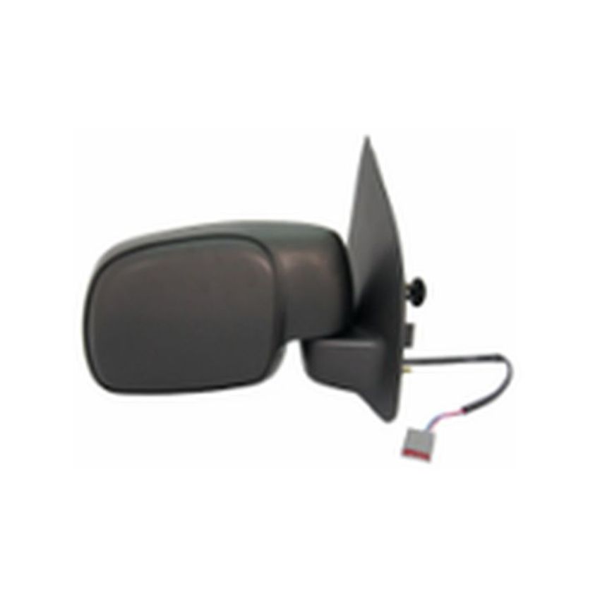 RH DOOR MIRROR PWR NON-HTD TEXT BLK FLDG PADDLE TYPE F-SERIES SUPERDUTY P/U 01-07
