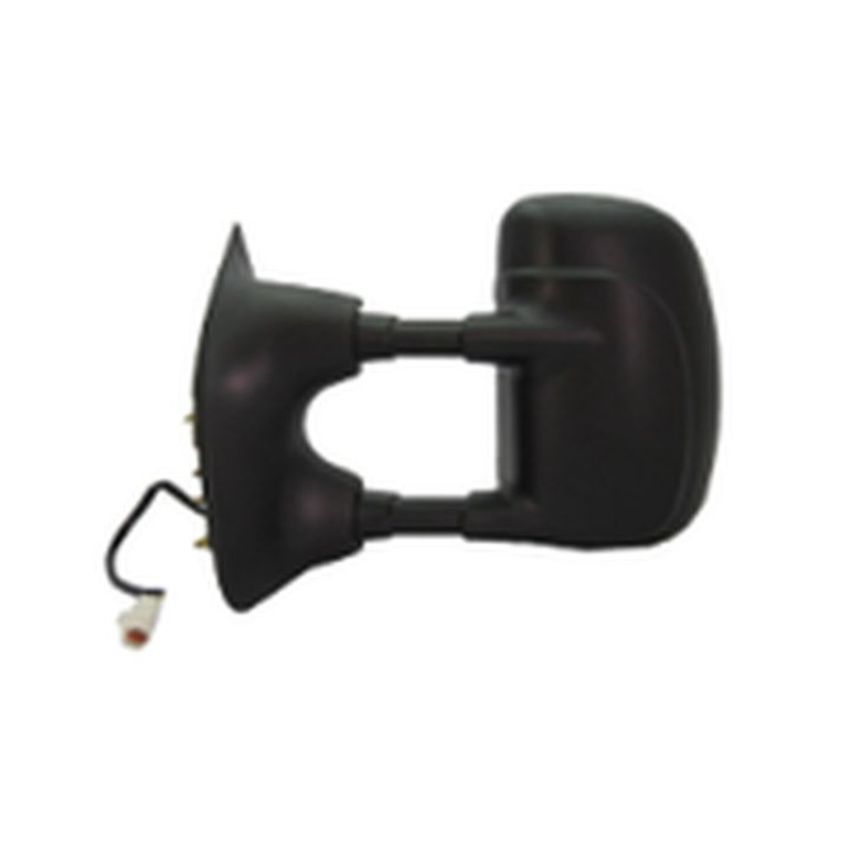 LH DR MIRROR PWR NON-HTD TEXT BLK FLDG TRAILER TOW TYPE W/ROUND PLUG F-SE RIES SUPERDUTY P/U 99-03
