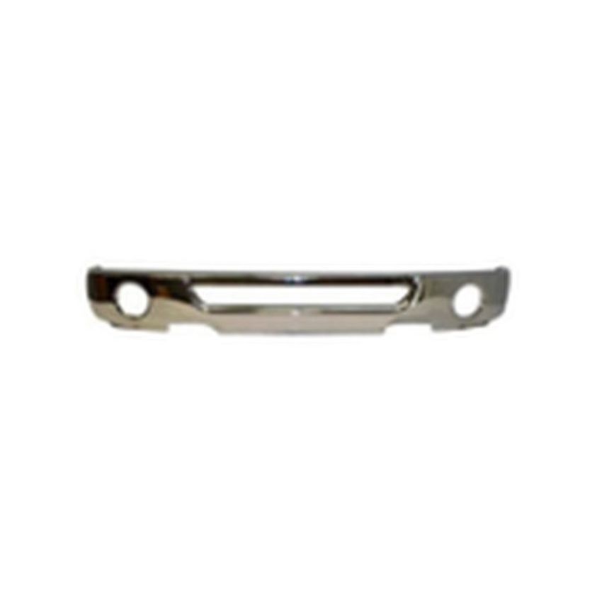 FRONT BUMPER FACE BAR; W/FOG LAMPS; FROM 8-9-05; CHROME; F-150 05-08