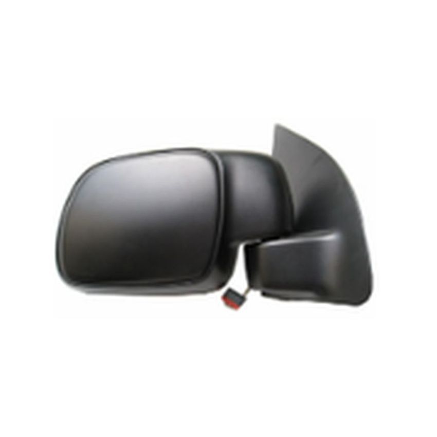 RH DOOR MIRROR PWR NON-HTD TEXT BLK FLDG W/O TOW SUPER DUTY 08-10