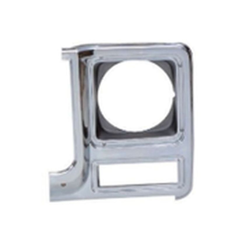 LH HEADLAMP DOOR CHR/ARG W/ SINGLE ROUND HEADLAMP CHEVY/ P/U/BLAZER/JIMMY/SUBURB AN 79-80