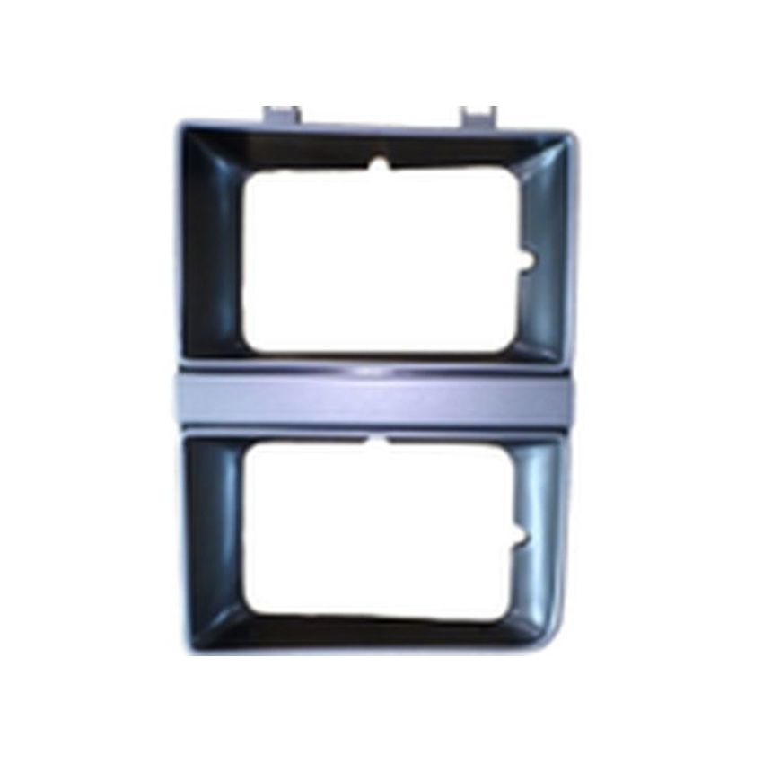 LH HEADLAMP DOOR GRY/SIL W/ DUAL RECT HEADLAMP P/U/JIMMY/SUBURBAN 83-84
