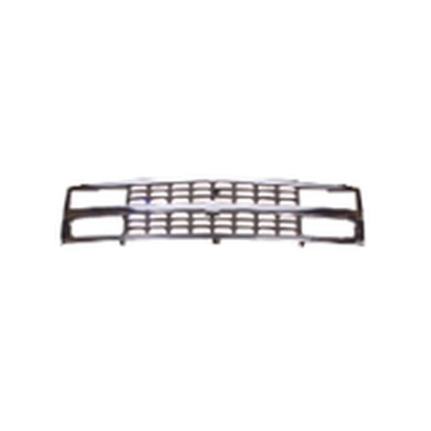 GRILLE CHR/DK ARG W/ DUAL SEALD BEAM OR COMP TYPE HDLMP C/K P/U 88-93 ; SUBURBAN/BLAZER/TAHOE 92-93