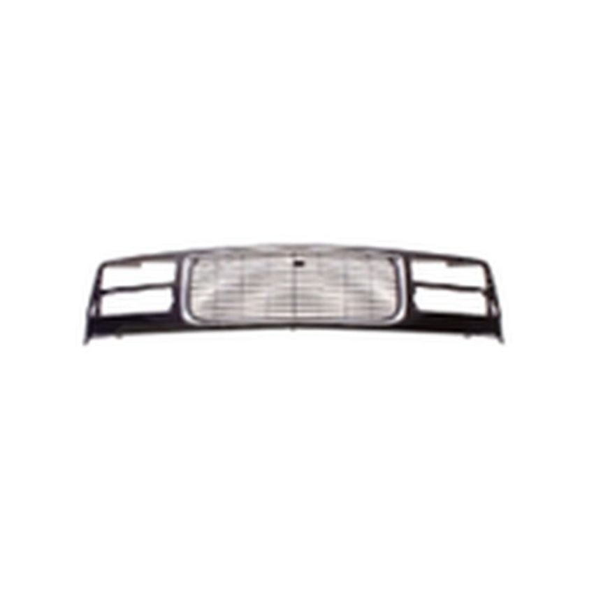 GRILLE BLK W/ COMP TYPE HEADLAMP W/ CHR OPNG C/K P/U/YUKON/SUBURBAN 94-02