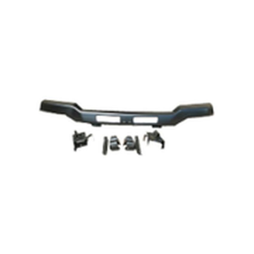 FRONT BUMPER FACE BAR HIGH AIR FLOW W/ 2 SLOTS W/ BRACKET BLACK SIERRA 03-05