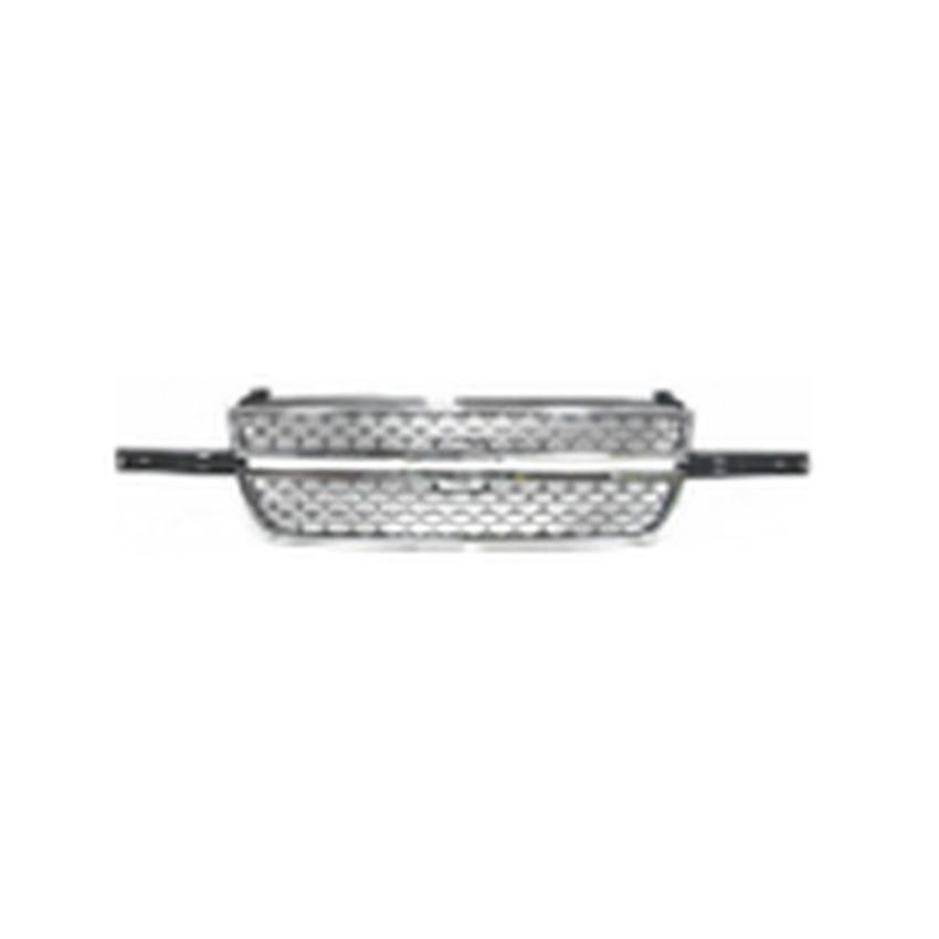 GRILLE MAT BLACK W/ CHR FRAME FITS DALE EARNHARDT PACKAGE SILVERADO SS 03-07